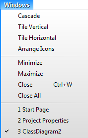 Windows Menu