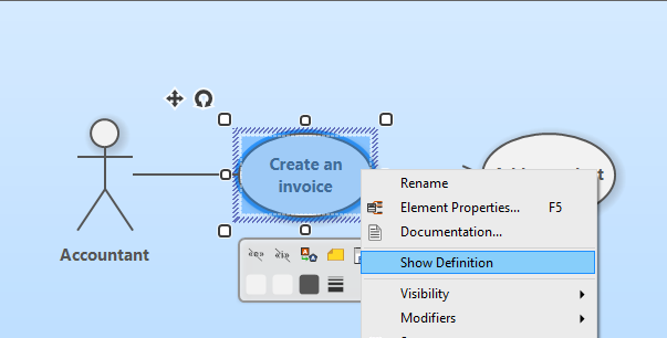 Editing a use case definition