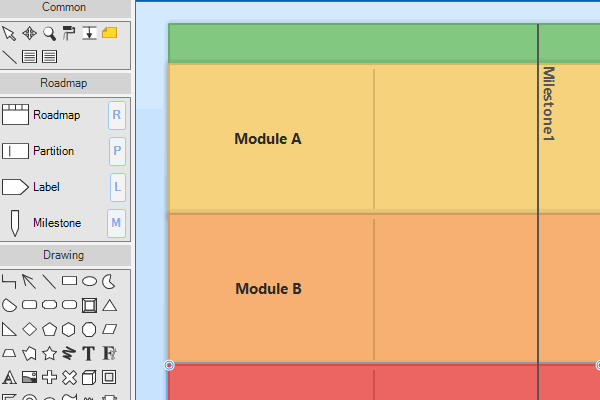 Insert a Label to a Roadmap