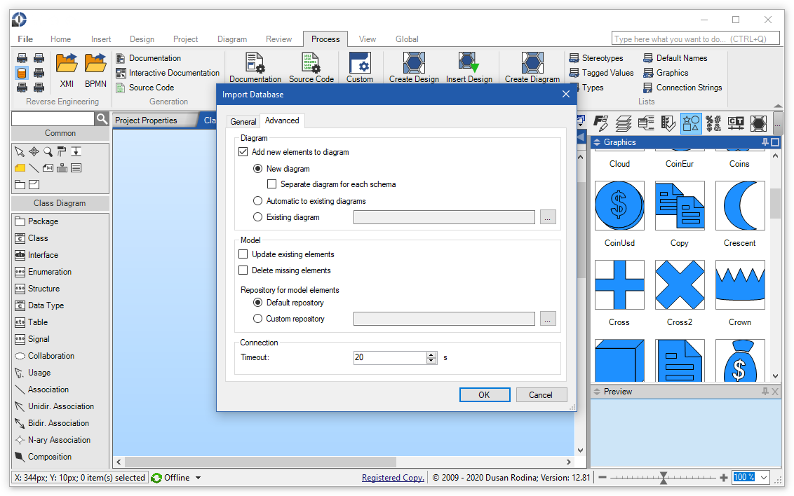 Database Reverse Engineering (Software Ideas Modeler 12.81)