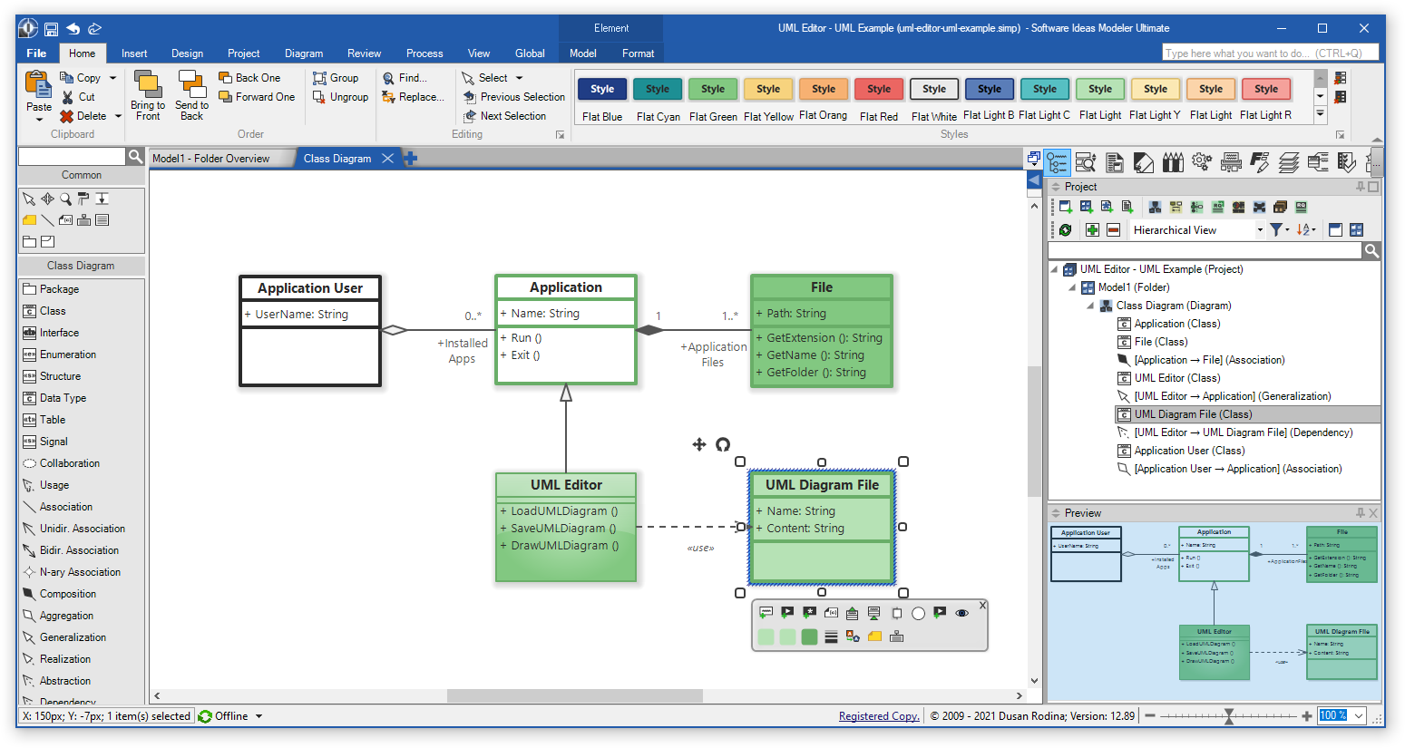 Diagramming with Software Ideas Modeler 12.89