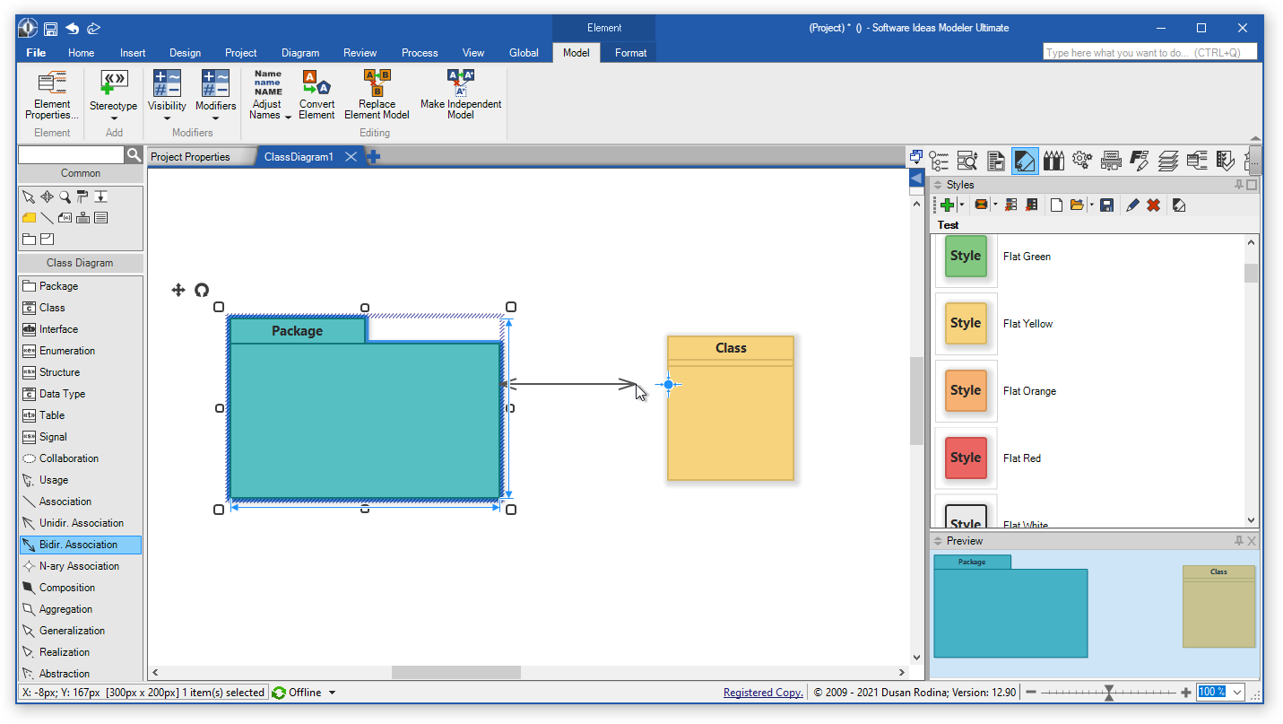 Diagram Editor - Software Ideas Modeler 12.90