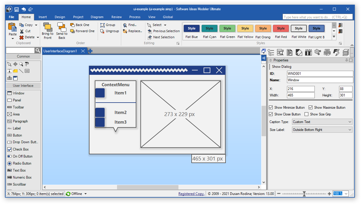 User Interface Diagram Improvements