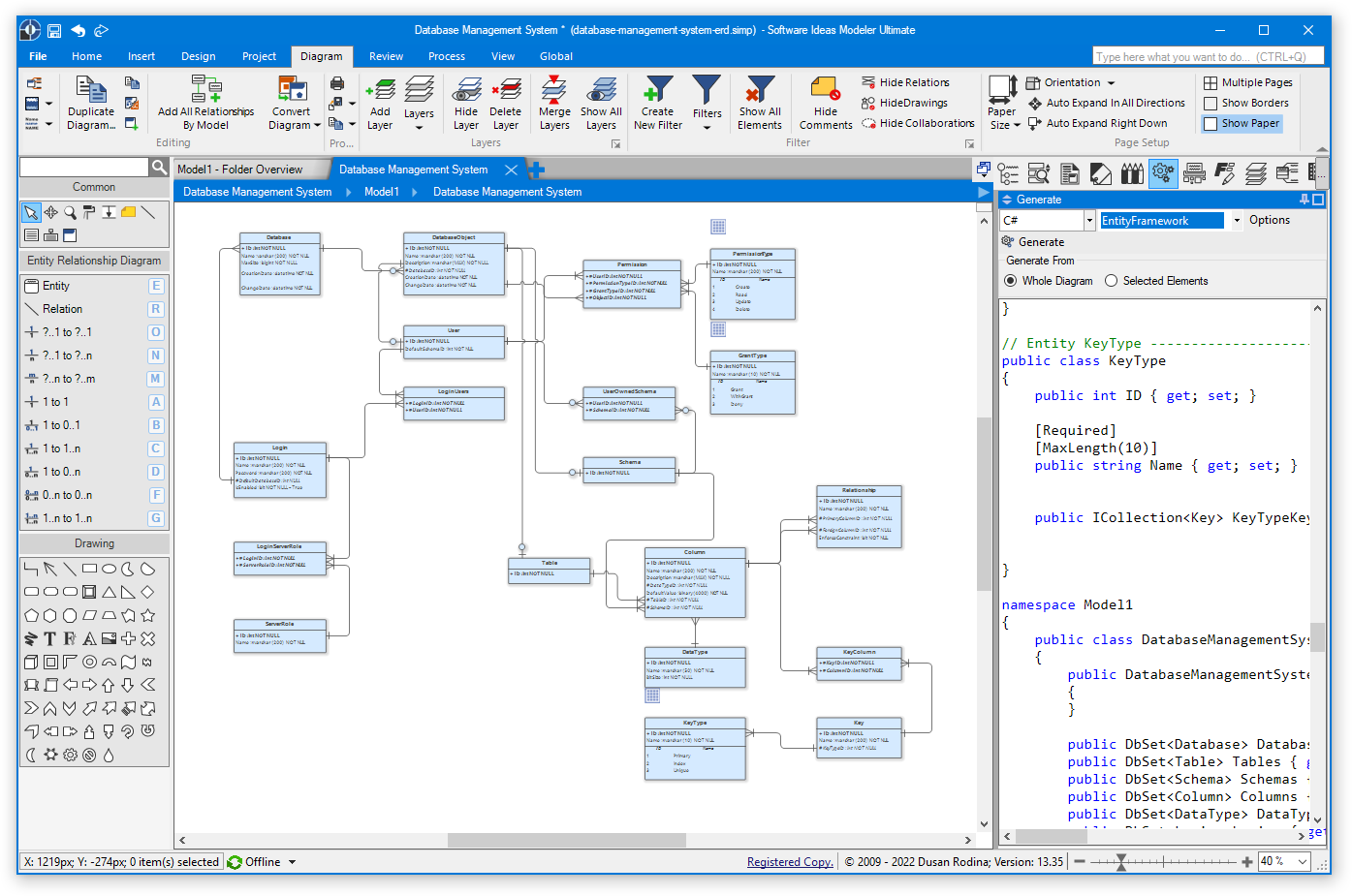 Entity Organization Chart Software