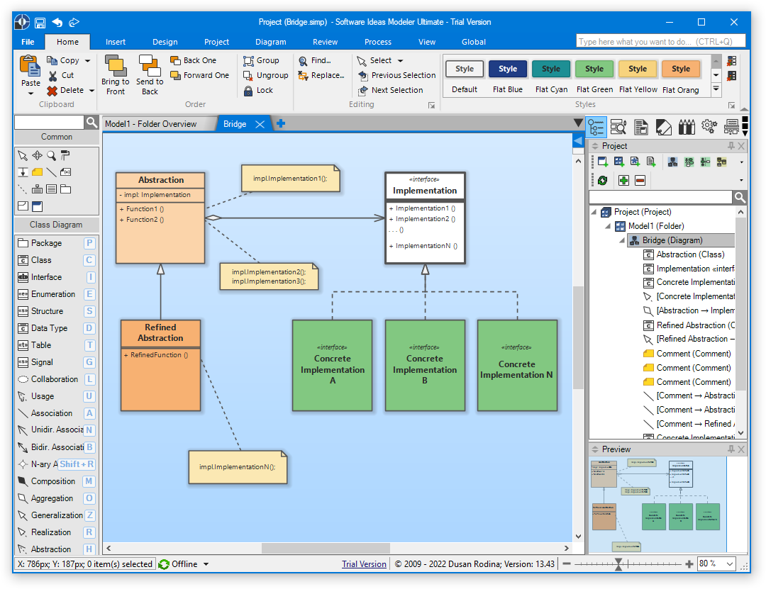 UML Diagram Tool with Offline Access