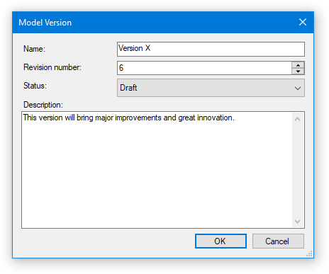 Model Version Editor