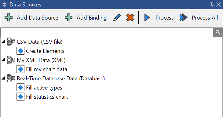 Data Sources Sidebar