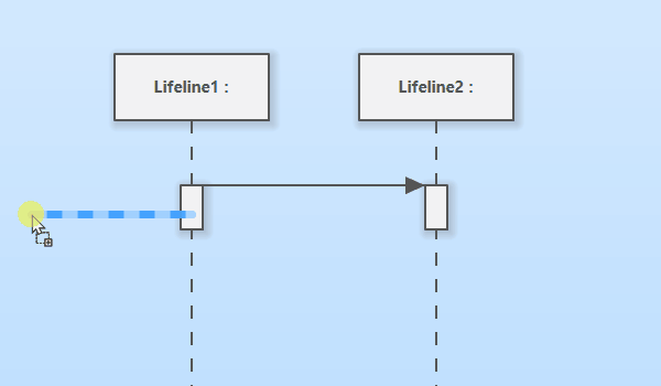Improved Drag&Drop for UML Lost/Found Sequence Messages