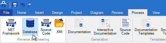 Ribbon / Process / Reverse Engineering / Database