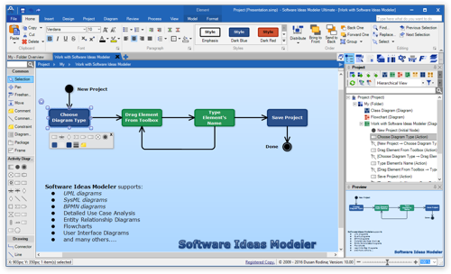 Software Ideas Modeler Portable screenshot