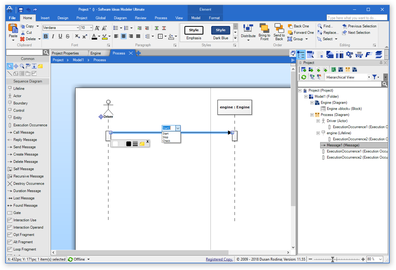 Improved Sequence Diagram